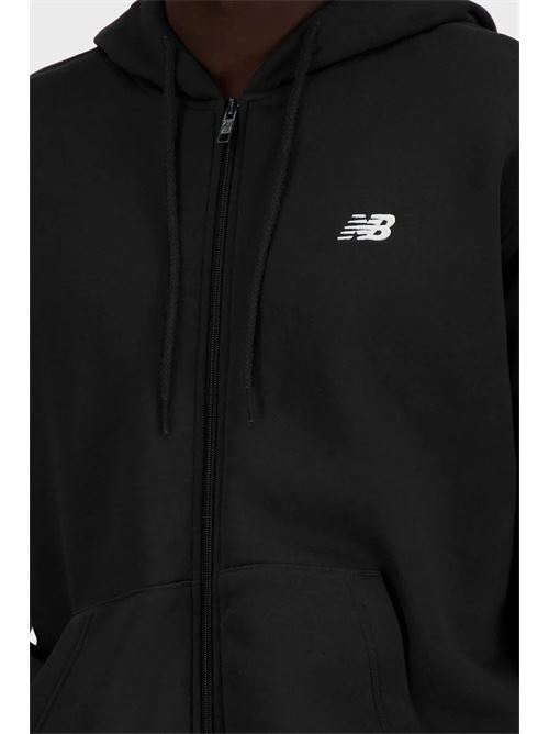 essentials logo fleece full z NEW BALANCE | MJ41502BKBLACK